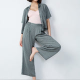 Etam rhett pantalon in green print