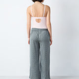 Etam rhett pantalon in green print