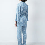 Etam reese pyjama 3 pieces spe in green print
