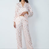 Etam river pantalon in blue/green print