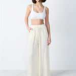 Etam cheeta pantalon 0425 in pale yellow