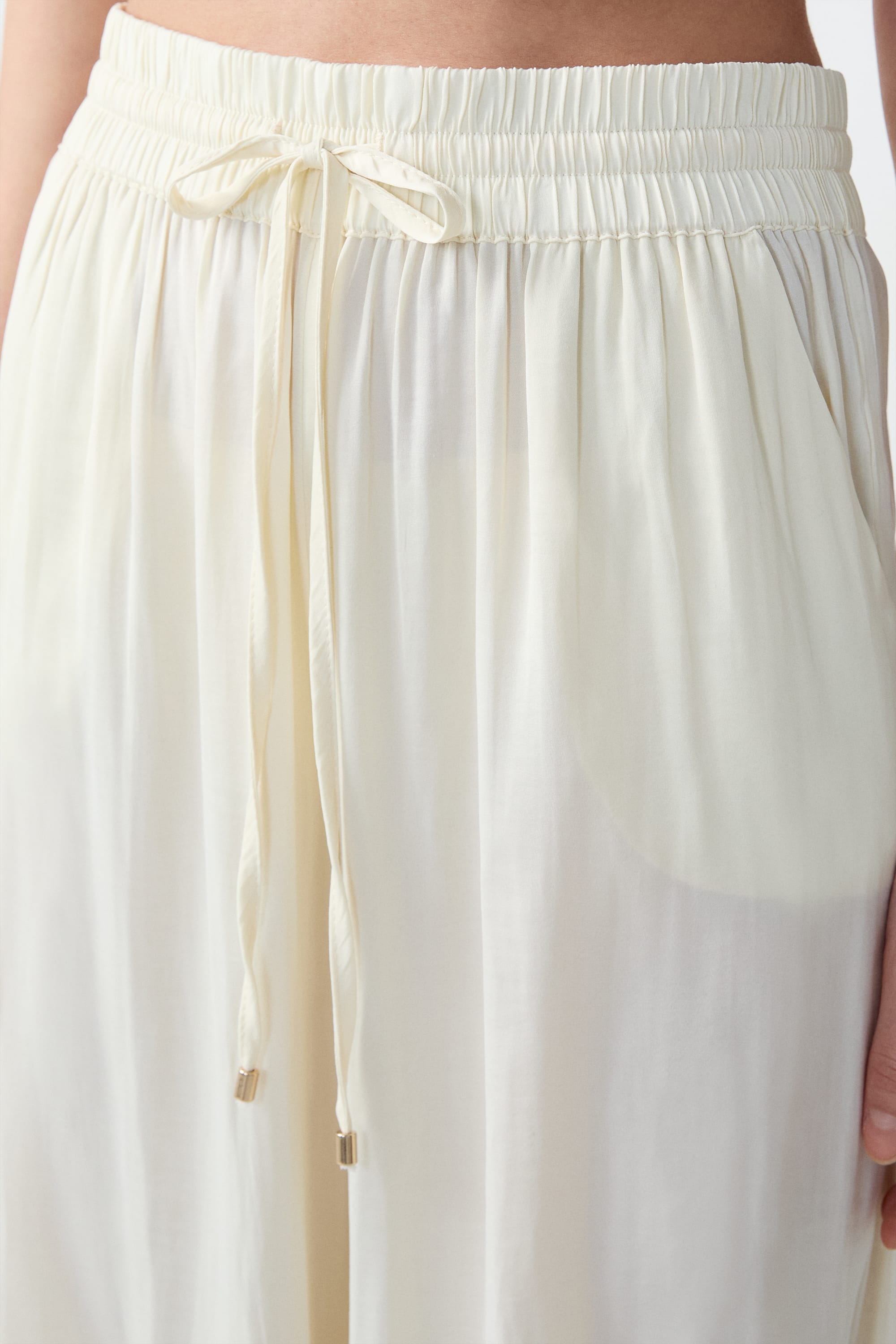 Etam cheeta pantalon 0425 in pale yellow