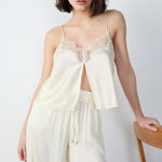 Etam eventail caraco in pale yellow