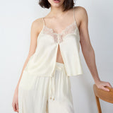 Etam eventail caraco in pale yellow