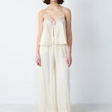 Etam eventail caraco in pale yellow