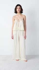 Etam eventail caraco in pale yellow