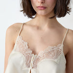 Etam eventail caraco in pale yellow