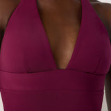 Etam sculpt 1 piece sa in garnet bordeaux
