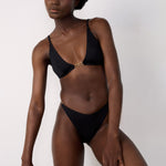 Etam maillon bresilien high leg in black