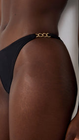 Etam maillon bresilien high leg in black