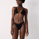 Etam maillon sa triangle bra in black