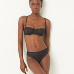 Etam idole tanga in black