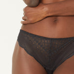 Etam idole tanga in black