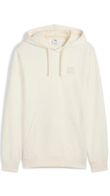 PUMA ESSENTIALS ELEVATED hoodie in light gray heather - no dye