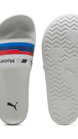 Puma BMW M motorsport logo leadcat 2.0 slides in cool light gray - Side View 01