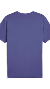 Puma graphics puma wording tee in blue crystal - Back View