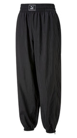 Puma dare to woven pants in black - Front View