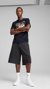 PUMA GRAPHICS sneaker tee - new navy