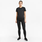 Puma running favourite short sleeve tee in black - Model Shot 03