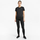 Puma running favourite short sleeve tee in black - Model Shot 03