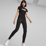Puma essentials+ logo power leggings women in black - Model Shot 01