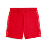 Puma essentials tape woven 5" shorts in for all time red - Back View