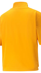 Puma open road high neck tee women in orange - Back View