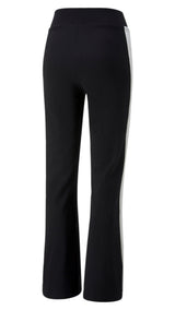 Puma t7 flared pants women in black - Back View