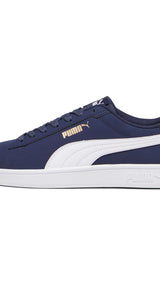 Puma smash 3.0 buck sneakers in black - Side View 01