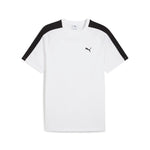 Puma T7 tee in white - Front View