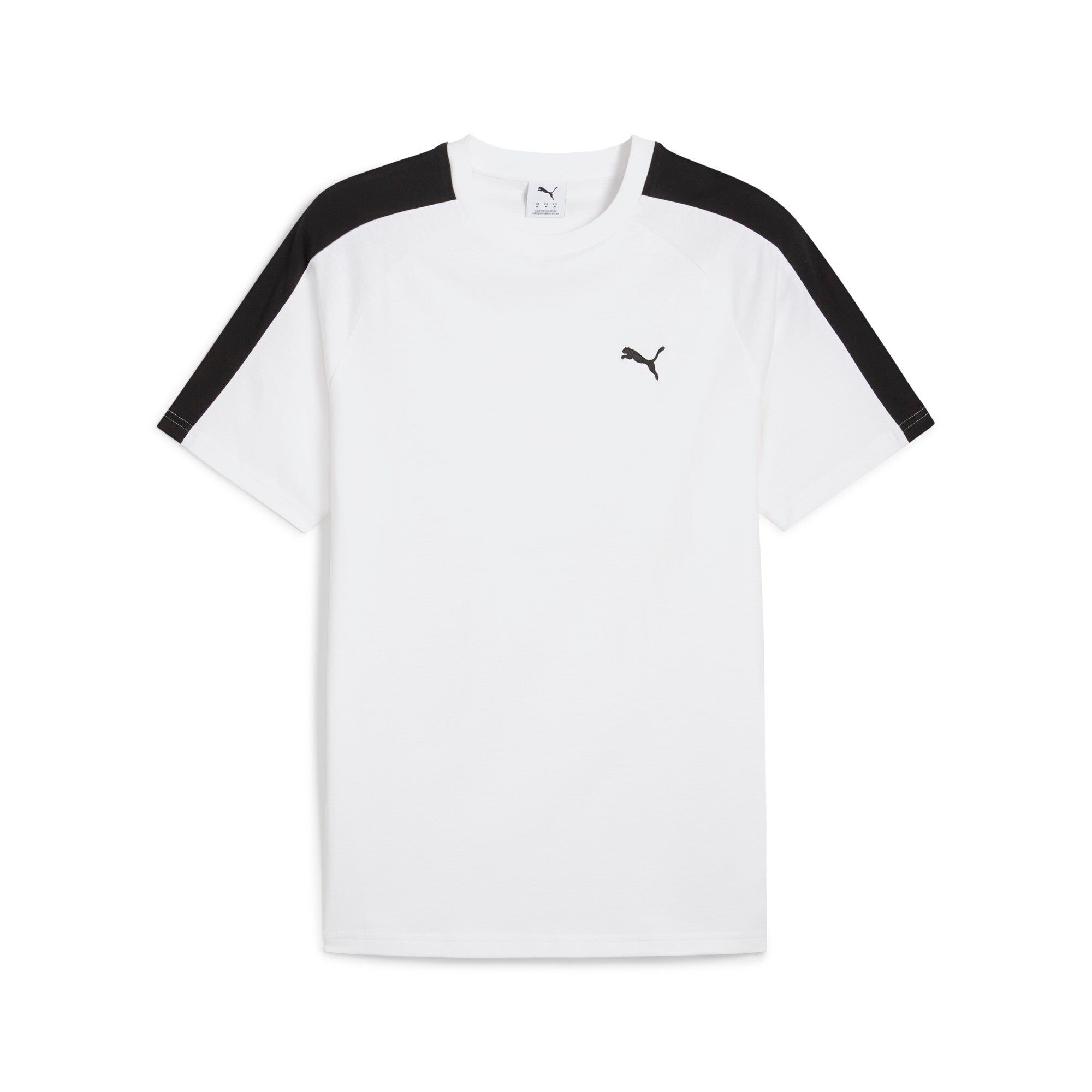 Puma T7 tee in white - Front View