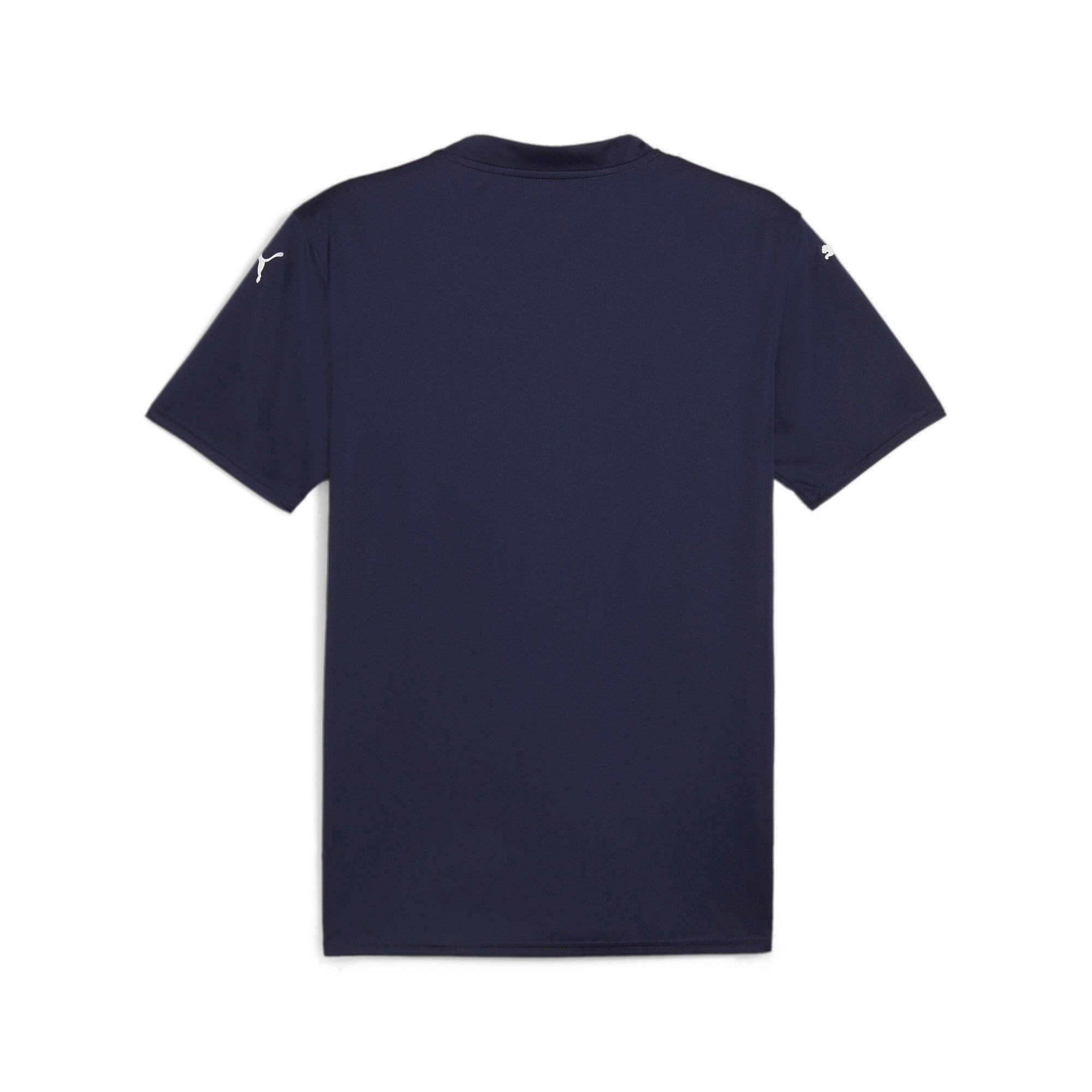 Puma teamGLORY football jersey in navy and white - Back View