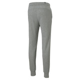 Puma essentials slim men's pants in black - Back View