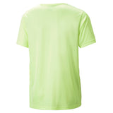Puma individualrise football graphic tee youth in yellow - Back View