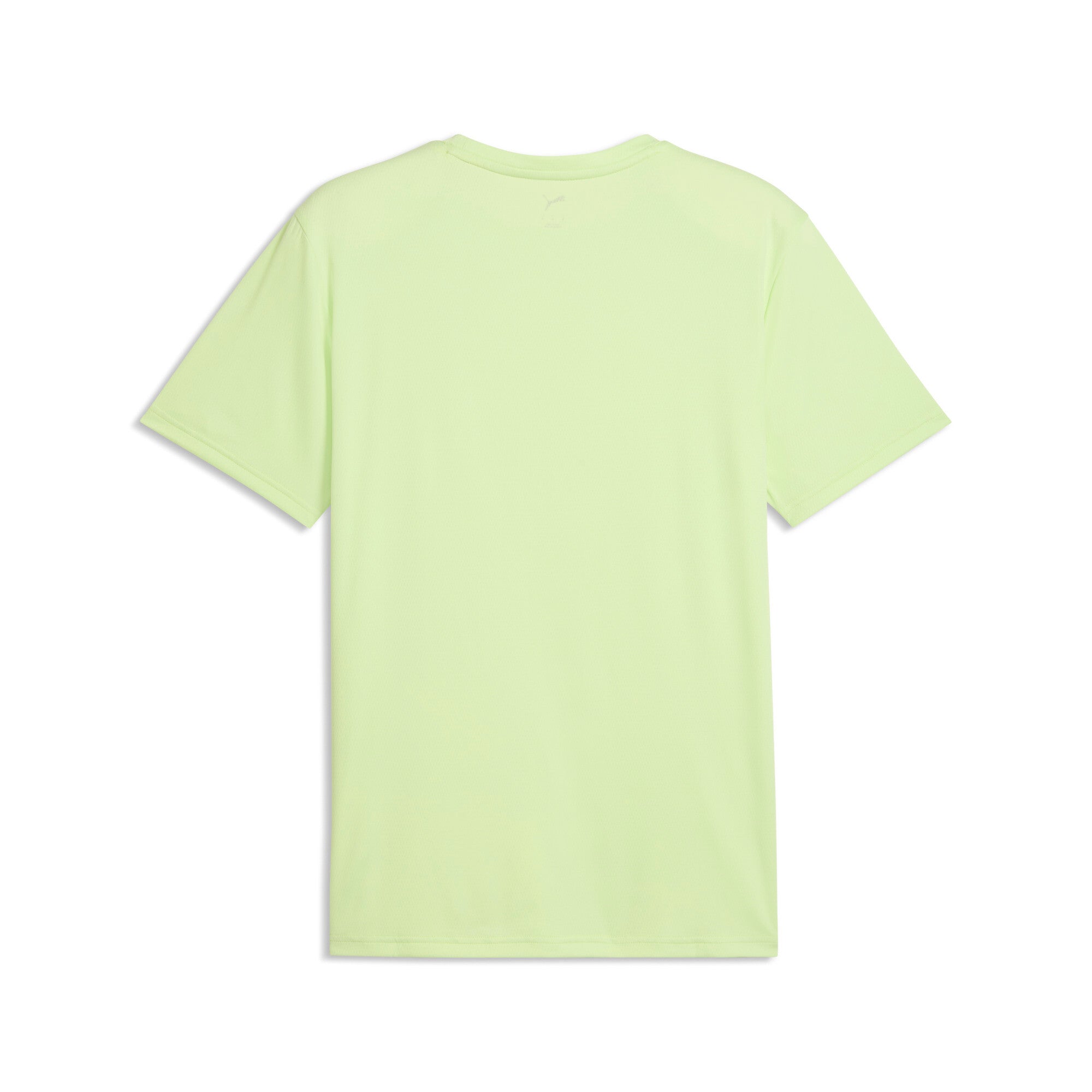 PUMA train all day essentials texture tee men in apple spritz — back view