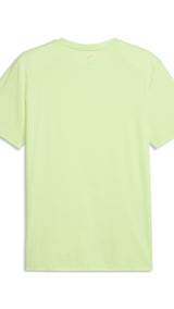 PUMA train all day essentials texture tee men in apple spritz — back view