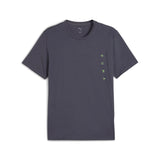 Puma tad tech triblend tee in galactic gray - Front View