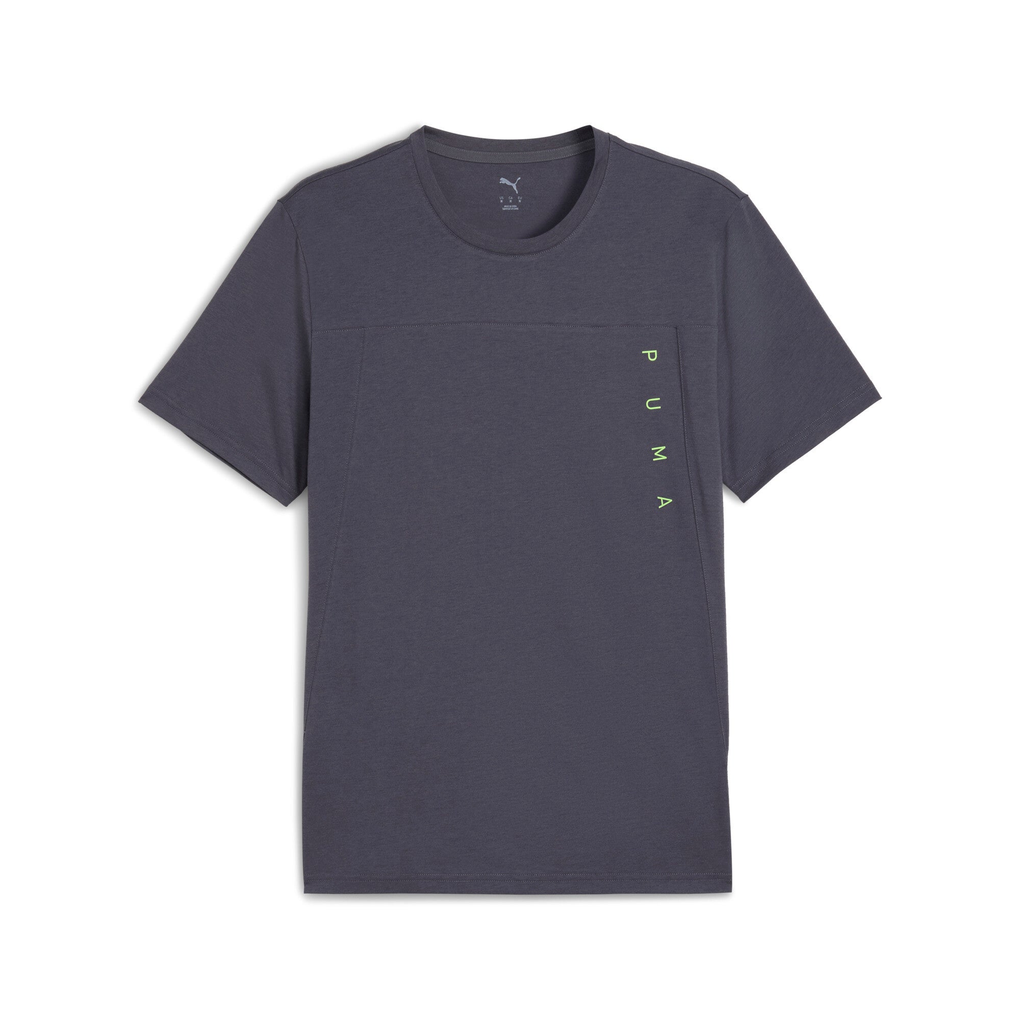 Puma tad tech triblend tee in galactic gray - Front View