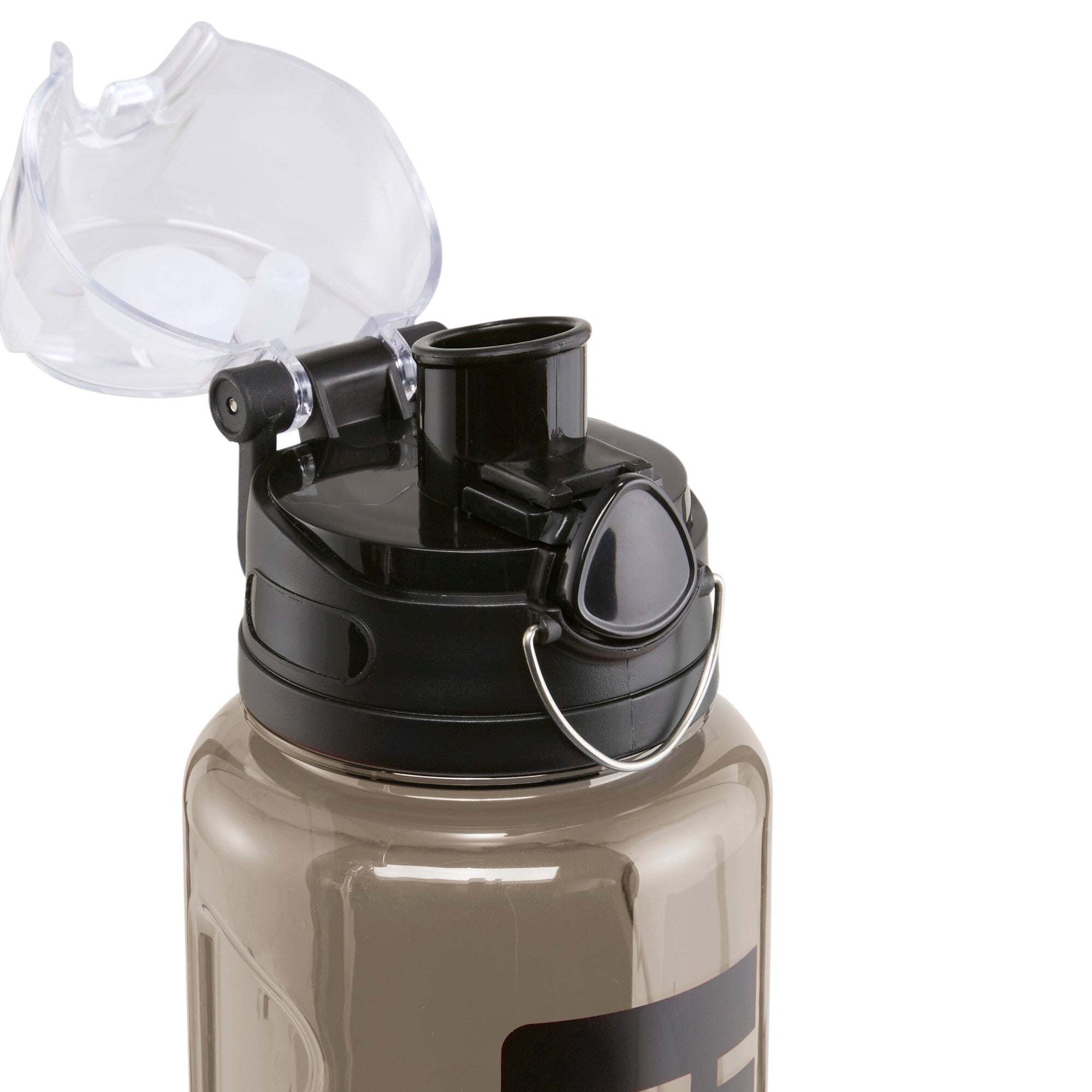 PUMA training 1L bottle in black — back view
