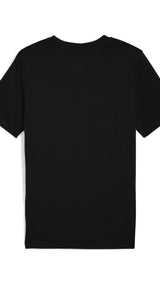 PUMA Scuderia Ferrari sportswear coloured shield tee in rosso corsa - black