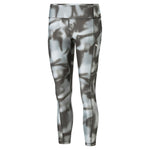 Puma modern sports printed 7/8 leggings in black - Front View