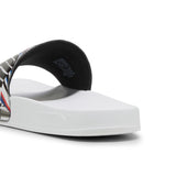 Puma swimming BMW M motorsport leadcat 2.0 graphic slides in black - Back View