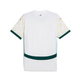 PUMA Côte d'Ivoire 2025 away jersey in white and dark myrtle - Back View
