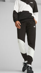 Puma power cat sweatpants in black - Model Shot 01