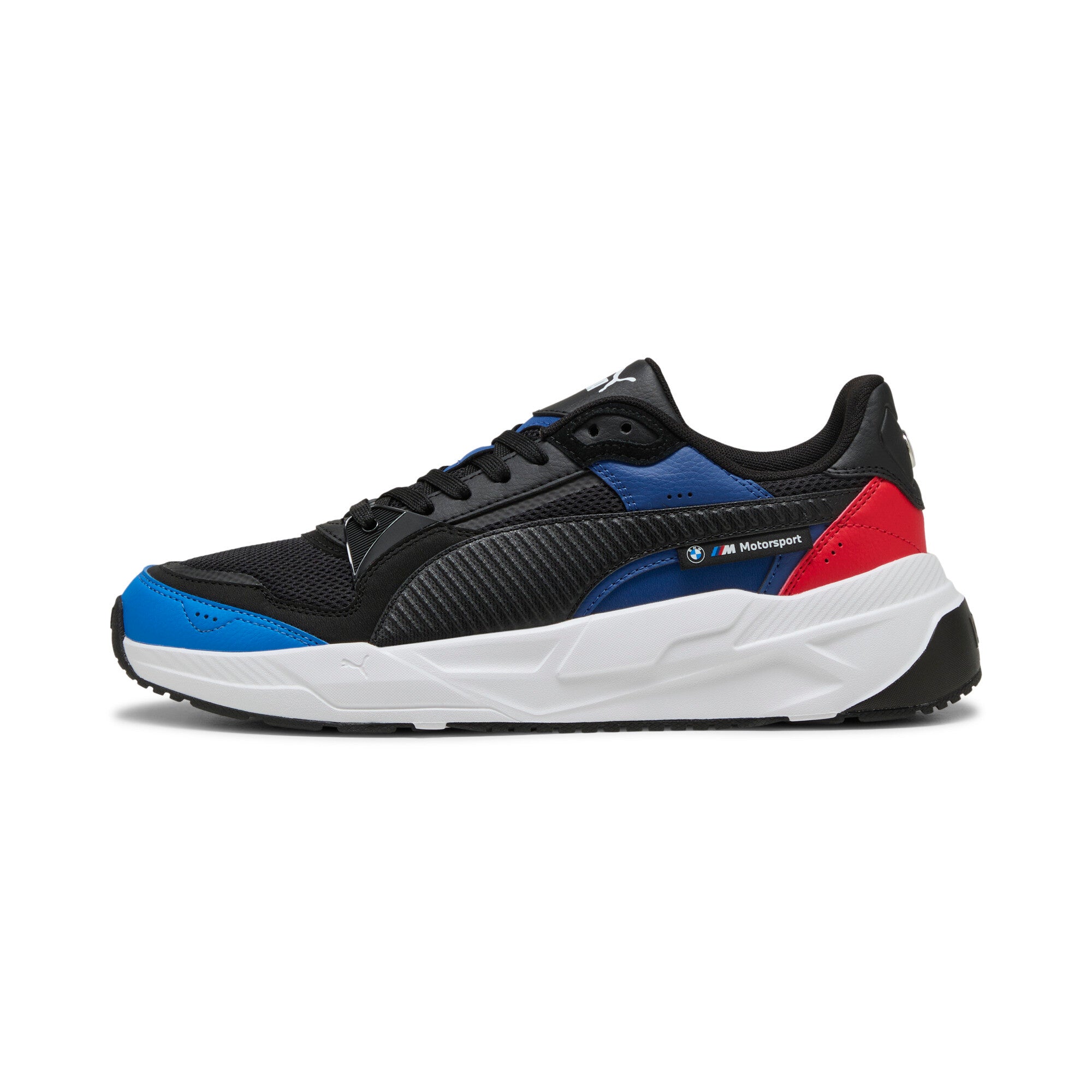 Puma BMW M motorsport trinity 2 sneakers in black and pro blue - Side View 01
