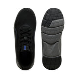 Puma running flexfocus lite modern woven shoes in black - Side View 02