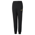 Puma essentials+ sweatpants youth in black - Front View