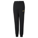 Puma essentials+ sweatpants youth in black - Front View