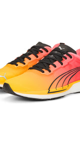 Puma running liberate nitro™ fireglow shoes in orange - Front View