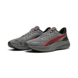 Puma running pounce lite shoes in gray - Front View